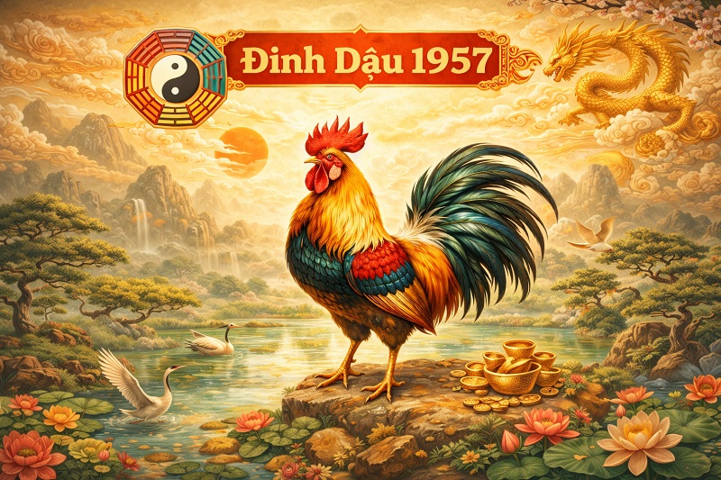 Tuổi Dậu Sinh Năm Bao Nhiêu? Mệnh Gì? Bao Nhiêu Tuổi? 3 Tuổi Đinh Dậu (1957) thuộc mệnh Hỏa